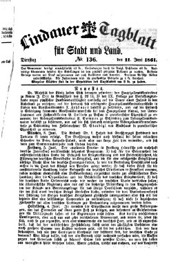 Lindauer Tagblatt für Stadt und Land Dienstag 11. Juni 1861