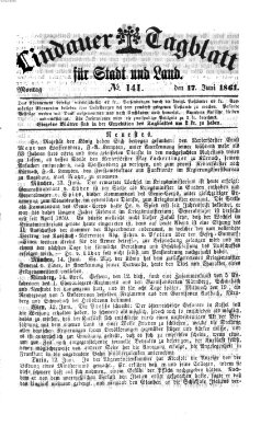 Lindauer Tagblatt für Stadt und Land Montag 17. Juni 1861