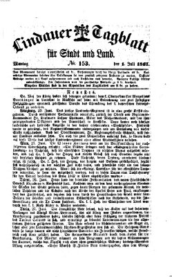 Lindauer Tagblatt für Stadt und Land Montag 1. Juli 1861