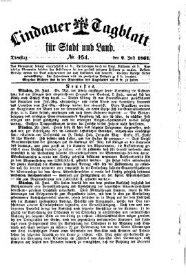 Lindauer Tagblatt für Stadt und Land Dienstag 2. Juli 1861