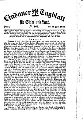 Lindauer Tagblatt für Stadt und Land Freitag 12. Juli 1861