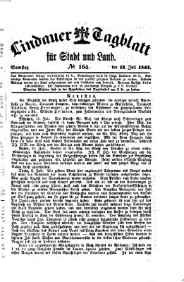 Lindauer Tagblatt für Stadt und Land Samstag 13. Juli 1861