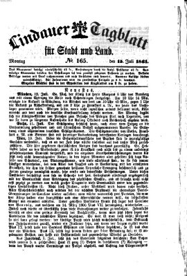 Lindauer Tagblatt für Stadt und Land Montag 15. Juli 1861