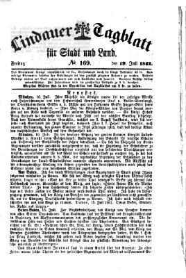 Lindauer Tagblatt für Stadt und Land Freitag 19. Juli 1861