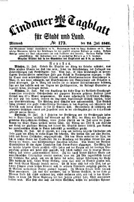 Lindauer Tagblatt für Stadt und Land Mittwoch 24. Juli 1861