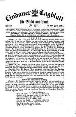 Lindauer Tagblatt für Stadt und Land Montag 29. Juli 1861