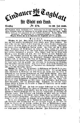 Lindauer Tagblatt für Stadt und Land Dienstag 30. Juli 1861