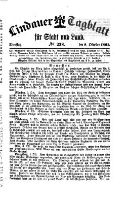 Lindauer Tagblatt für Stadt und Land Dienstag 8. Oktober 1861