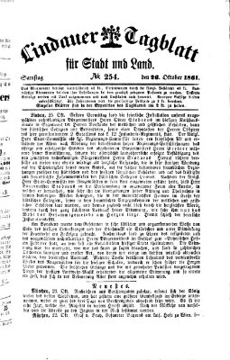 Lindauer Tagblatt für Stadt und Land Samstag 26. Oktober 1861