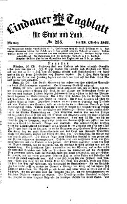 Lindauer Tagblatt für Stadt und Land Montag 28. Oktober 1861