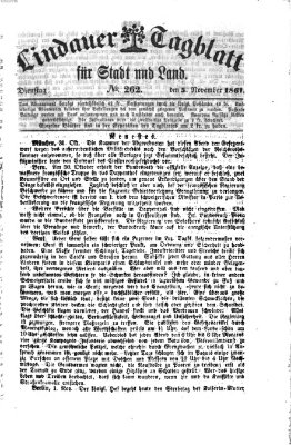 Lindauer Tagblatt für Stadt und Land Dienstag 5. November 1861