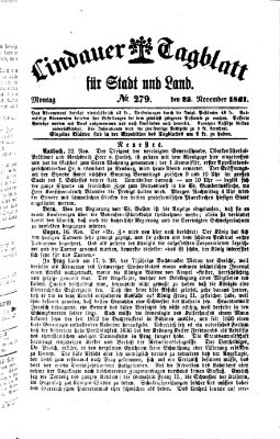 Lindauer Tagblatt für Stadt und Land Montag 25. November 1861