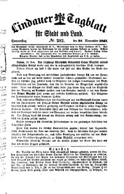 Lindauer Tagblatt für Stadt und Land Donnerstag 28. November 1861