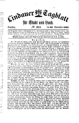 Lindauer Tagblatt für Stadt und Land Samstag 30. November 1861