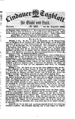 Lindauer Tagblatt für Stadt und Land Mittwoch 11. Dezember 1861