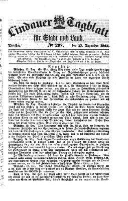 Lindauer Tagblatt für Stadt und Land Dienstag 17. Dezember 1861