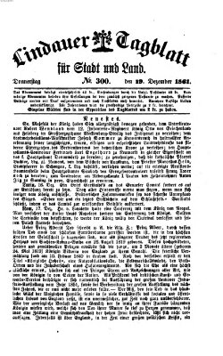 Lindauer Tagblatt für Stadt und Land Donnerstag 19. Dezember 1861