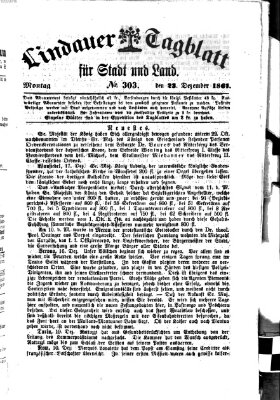 Lindauer Tagblatt für Stadt und Land Montag 23. Dezember 1861