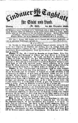 Lindauer Tagblatt für Stadt und Land Montag 30. Dezember 1861