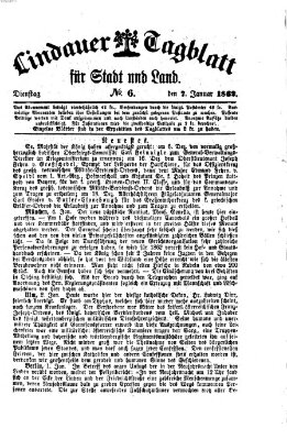 Lindauer Tagblatt für Stadt und Land Dienstag 7. Januar 1862