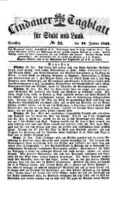 Lindauer Tagblatt für Stadt und Land Dienstag 28. Januar 1862