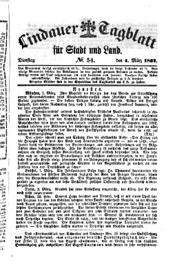 Lindauer Tagblatt für Stadt und Land Dienstag 4. März 1862