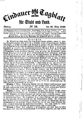 Lindauer Tagblatt für Stadt und Land Montag 10. März 1862