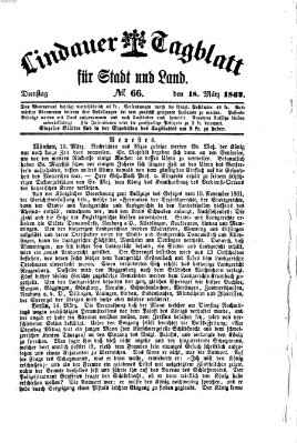 Lindauer Tagblatt für Stadt und Land Dienstag 18. März 1862