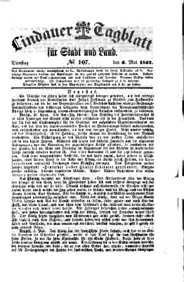 Lindauer Tagblatt für Stadt und Land Dienstag 6. Mai 1862