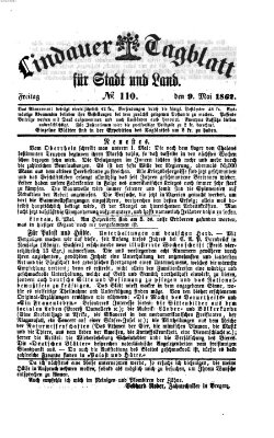 Lindauer Tagblatt für Stadt und Land Freitag 9. Mai 1862