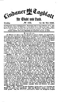 Lindauer Tagblatt für Stadt und Land Dienstag 13. Mai 1862