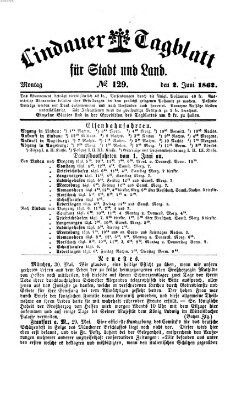 Lindauer Tagblatt für Stadt und Land Montag 2. Juni 1862