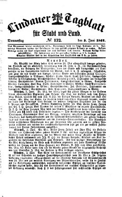 Lindauer Tagblatt für Stadt und Land Donnerstag 5. Juni 1862