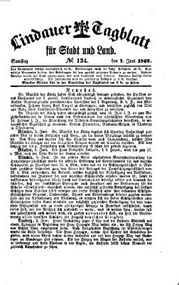 Lindauer Tagblatt für Stadt und Land Samstag 7. Juni 1862