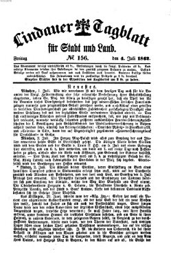 Lindauer Tagblatt für Stadt und Land Freitag 4. Juli 1862