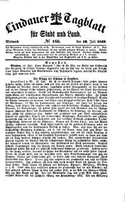 Lindauer Tagblatt für Stadt und Land Mittwoch 16. Juli 1862