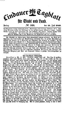 Lindauer Tagblatt für Stadt und Land Freitag 18. Juli 1862