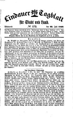 Lindauer Tagblatt für Stadt und Land Mittwoch 23. Juli 1862