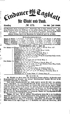 Lindauer Tagblatt für Stadt und Land Samstag 26. Juli 1862