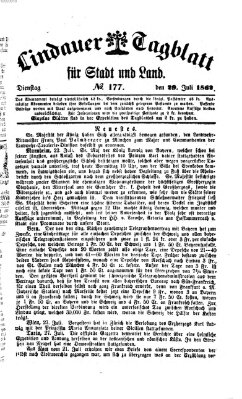 Lindauer Tagblatt für Stadt und Land Dienstag 29. Juli 1862