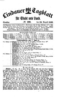 Lindauer Tagblatt für Stadt und Land Samstag 23. August 1862