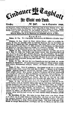 Lindauer Tagblatt für Stadt und Land Dienstag 2. September 1862