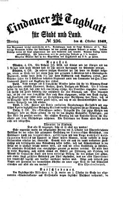 Lindauer Tagblatt für Stadt und Land Montag 6. Oktober 1862