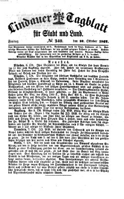 Lindauer Tagblatt für Stadt und Land Freitag 10. Oktober 1862