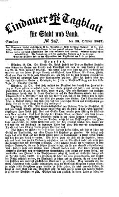 Lindauer Tagblatt für Stadt und Land Samstag 18. Oktober 1862