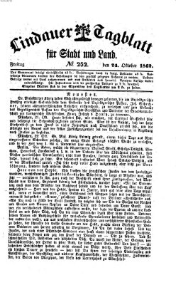 Lindauer Tagblatt für Stadt und Land Freitag 24. Oktober 1862