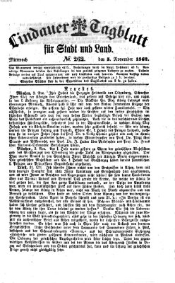 Lindauer Tagblatt für Stadt und Land Mittwoch 5. November 1862