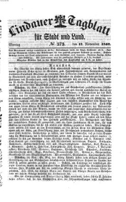 Lindauer Tagblatt für Stadt und Land Montag 17. November 1862