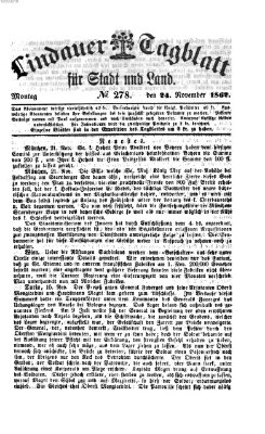 Lindauer Tagblatt für Stadt und Land Montag 24. November 1862