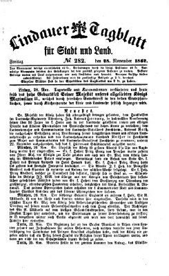 Lindauer Tagblatt für Stadt und Land Freitag 28. November 1862